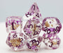 Purple Koi Fish RPG Dice Set Accessories Foam Brain Games   