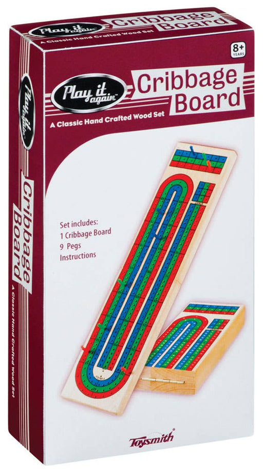 Triple Track Cribbage Board Games Toysmith