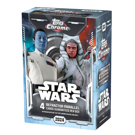 2024 Topps Chrome Star War Value (Blaster) Box Trading Cards Topps   