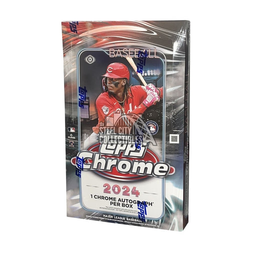 2024 Topps Chrome Baseball Hobby Box Trading Cards Topps   