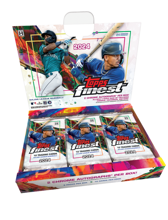 2024 Topps Finest Baseball Hobby Box Trading Cards Topps   