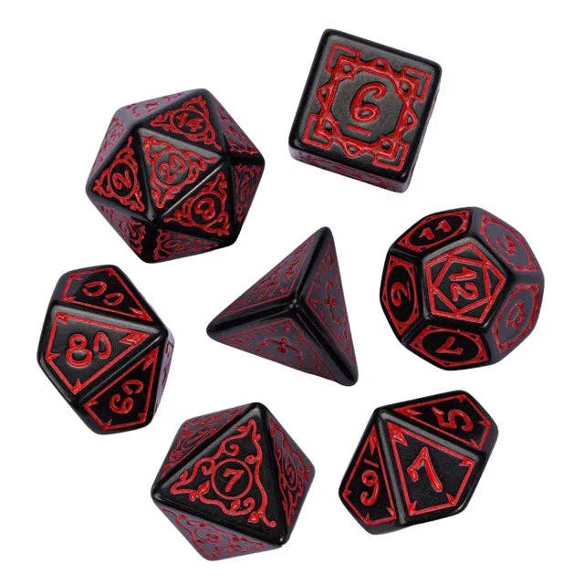 Cryptic Knots: Dried Blood RPG Dice Set Accessories Foam Brain Games   