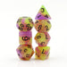 Glow in the Dark Tulip RPG Dice Set Accessories Foam Brain   