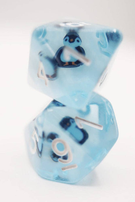 Frozen Penguin RPG Dice Set Accessories Foam Brain Games   