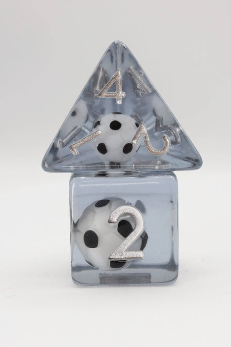 Soccer Ball RPG Dice Set Accessories Foam Brain Games   