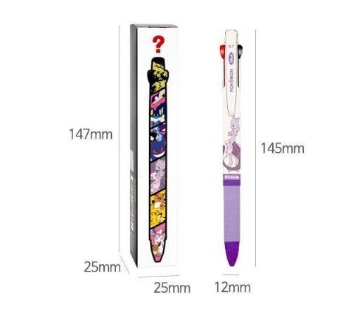 Pokemon 3 Color Ballpoint Pen Mystery Box Gift K-Wonderland