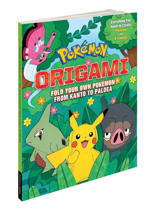 Pokemon Origami - Fold Your Own Pokémon from Kanto to Paldea: One Pokémon from Every Region! Book Pikachu Press