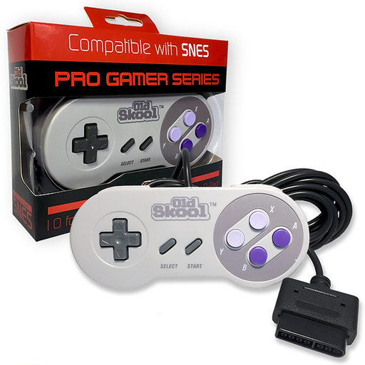 Pro Gamer Series SNES Controller Video Game Accessories Old Skool   