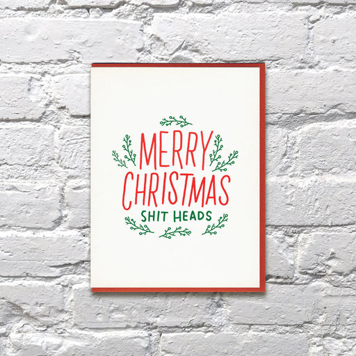 Shit Heads - Bench Pressed Card Gift Bench Pressed