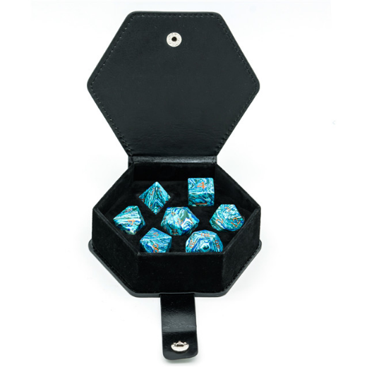 Textured Turquoise Shades of Blue - Engraved Accessories Foam Brain Games   