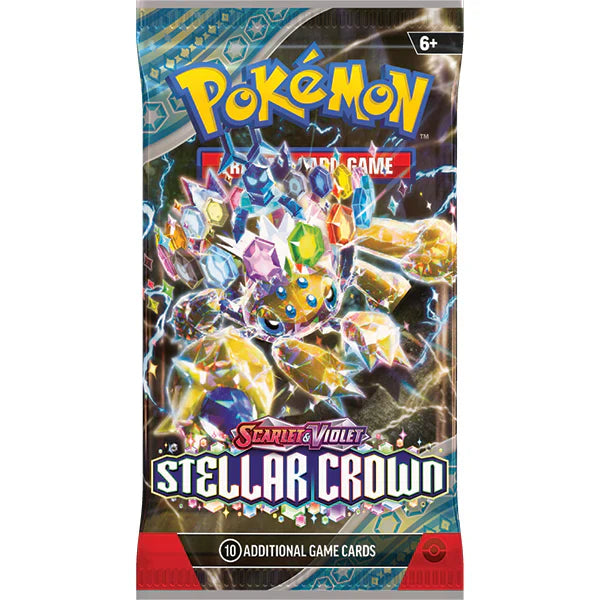 Pokemon TCG: Stellar Crown - Booster Pack CCG POKEMON COMPANY INTERNATIONAL   