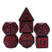 Cryptic Knots: Dried Blood RPG Dice Set Accessories Foam Brain Games   