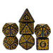 Cryptic Knots: Golden Cuirass RPG Dice Set Accessories Foam Brain Games   