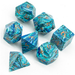 Textured Turquoise Shades of Blue - Engraved Accessories Foam Brain Games   