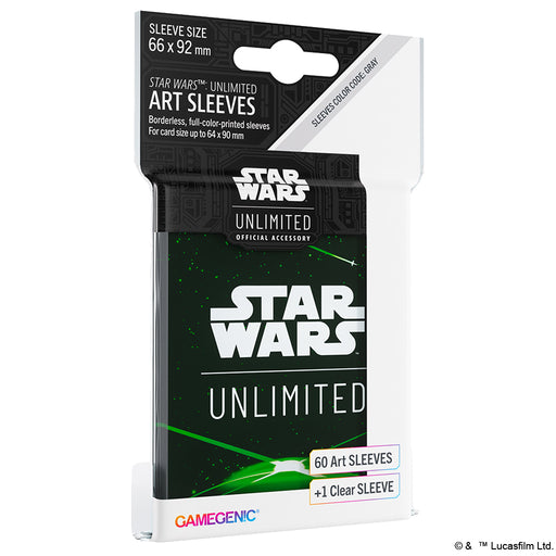 Star Wars Unlimited Art Sleeves - Back Green Accessories ASMODEE NORTH AMERICA   