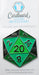 Foam Brain Enamel Pins - D20 - Green Apparel Foam Brain Games   