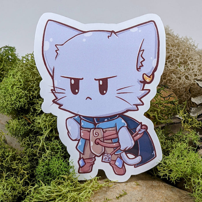 Cat Ranger Tabletop Gaming Sticker - 2.5" Gift Mimic Gaming Co   