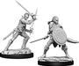 Pathfinder Deep Cuts Unpainted Miniatures: W6 Female Elf Fighter Miniatures NECA   