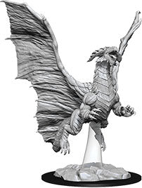 Dungeons & Dragons Nolzur`s Marvelous Unpainted Miniatures: W8 Young Copper Dragon Miniatures NECA   