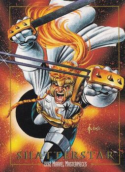 Marvel Masterpieces - 1992 - 074 - Shatterstar Vintage Trading Card Singles Skybox   