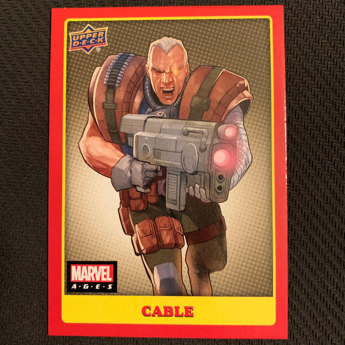 Marvel Ages 2021 - 096 - Cable Vintage Trading Card Singles Upper Deck   