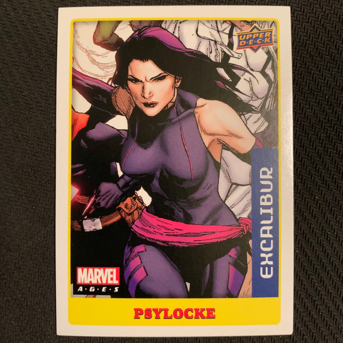 Marvel Ages 2021 - 100S - Psylocke Vintage Trading Card Singles Upper Deck   