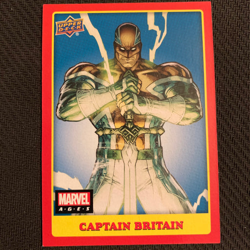 Marvel Ages 2021 - 169 - Captain Britain Vintage Trading Card Singles Upper Deck   