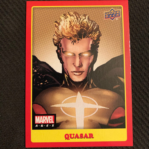 Marvel Ages 2021 - 158SP - Quasar Vintage Trading Card Singles Upper Deck   