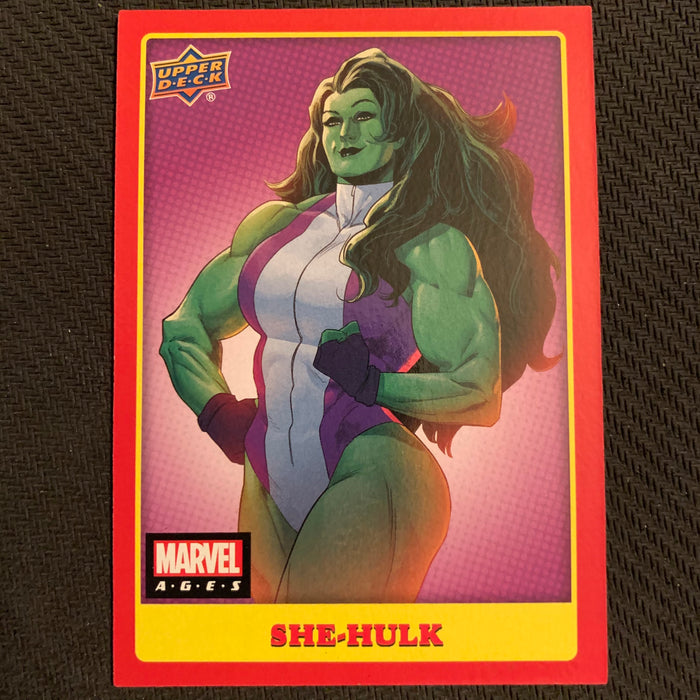 Marvel Ages 2021 - 144 - She-Hulk Vintage Trading Card Singles Upper Deck   