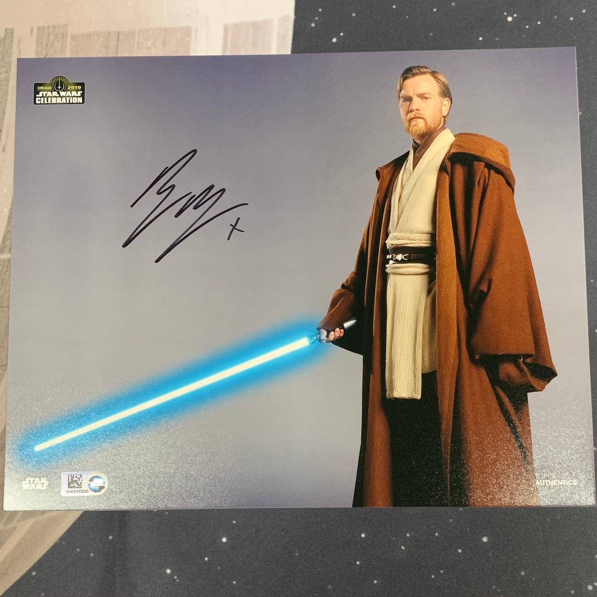 Star Wars Topps Authentics Ewan McGregor as Obi Wan Kenobi