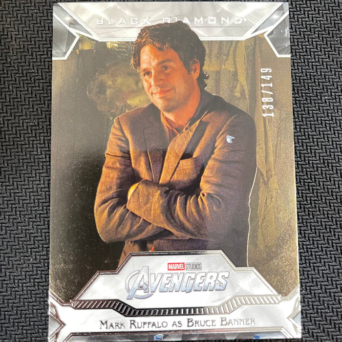 Marvel Black Diamond 2021 - 16 - Mark Ruffalo as Bruce Banner Vintage Trading Card Singles Upper Deck   