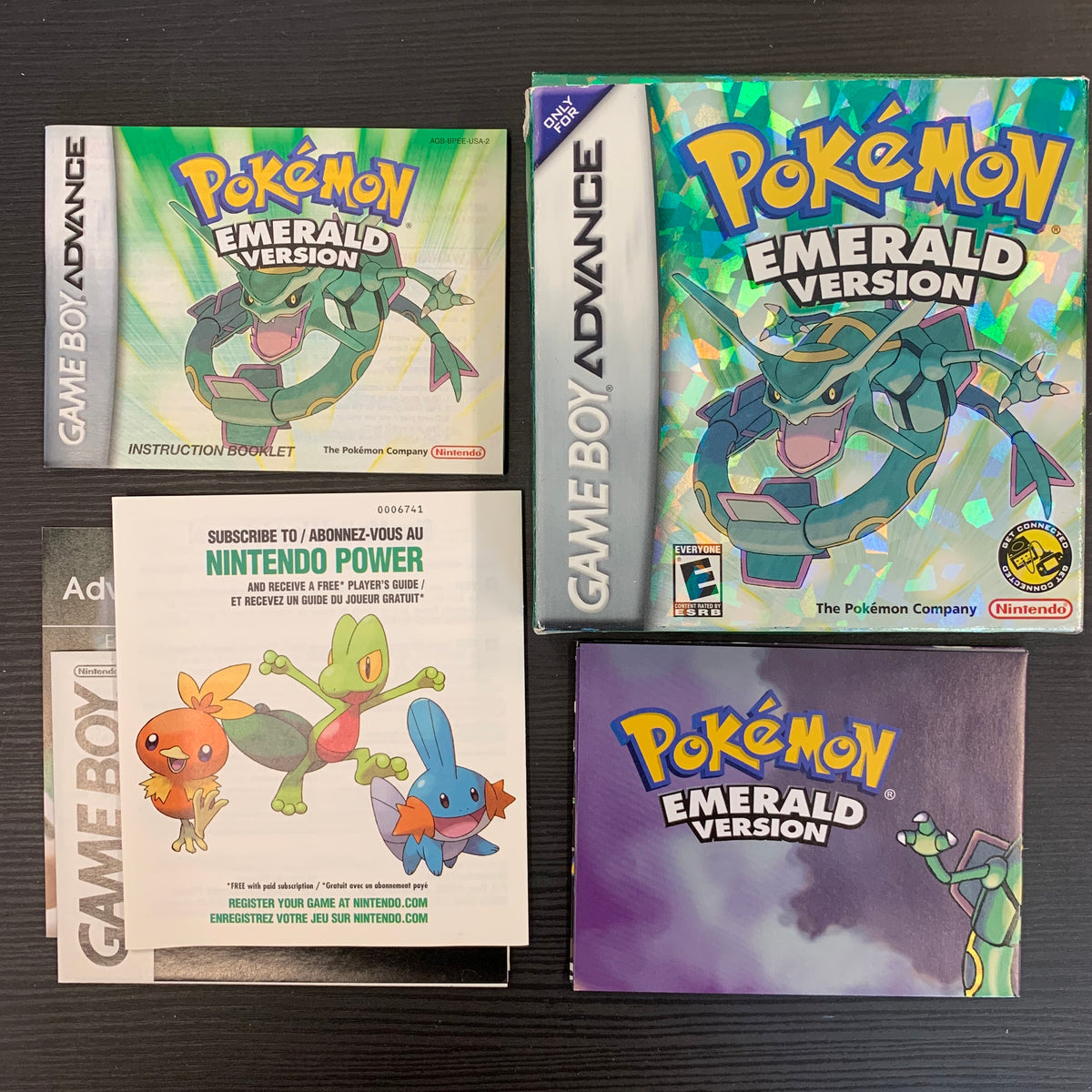 AUTHENTIC* Pokémon Emerald W/ Box And Inserts, No Manual