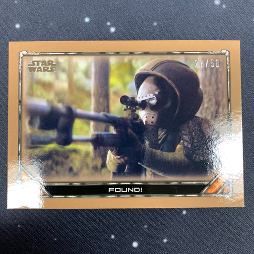 Star Wars - The Mandalorian 2020 -  052 - Found! - Bronze Border - 27/50 Vintage Trading Card Singles Topps   