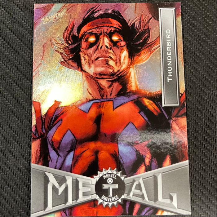 X-Men Metal 2021  - 064 - Thunderbird Vintage Trading Card Singles Upper Deck   