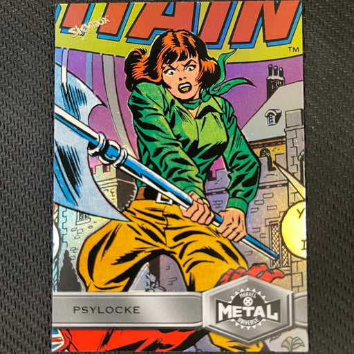 X-Men Metal 2021  - 152 - Psylocke Vintage Trading Card Singles Upper Deck   