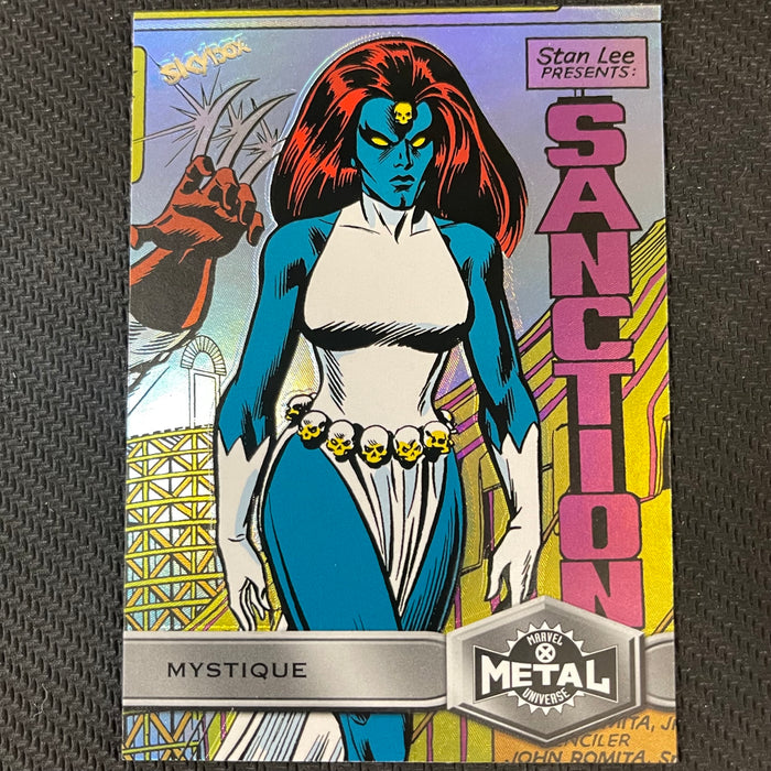 X-Men Metal 2021  - 187 - Mystique Vintage Trading Card Singles Upper Deck   