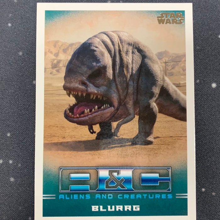 Star Wars - The Mandalorian 2020 -  AC-01 - Blurrg Vintage Trading Card Singles Topps   