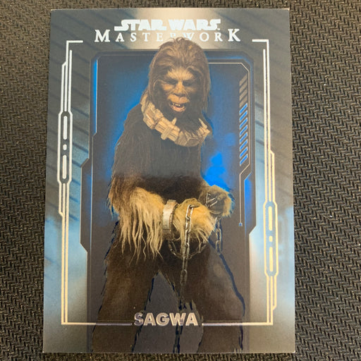 Star Wars Masterwork 2020 - 085 - Sagwa - Blue Parallel Vintage Trading Card Singles Topps   