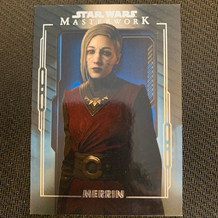 Star Wars Masterwork 2020 - 077 - Merrin - Blue Parallel Vintage Trading Card Singles Topps   