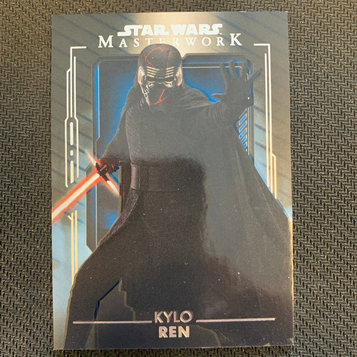 Star Wars Masterwork 2020 - 024 - Kylo Ren - Blue Parallel Vintage Trading Card Singles Topps   