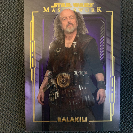 Star Wars Masterwork 2020 - 083 - Ralakili - Purple Parallel - 29/50 Vintage Trading Card Singles Topps   