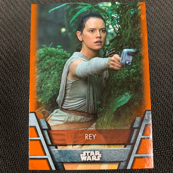 Star Wars Holocron 2020 - Res-01 Rey Orange 46/99 Vintage Trading Card Singles Topps   