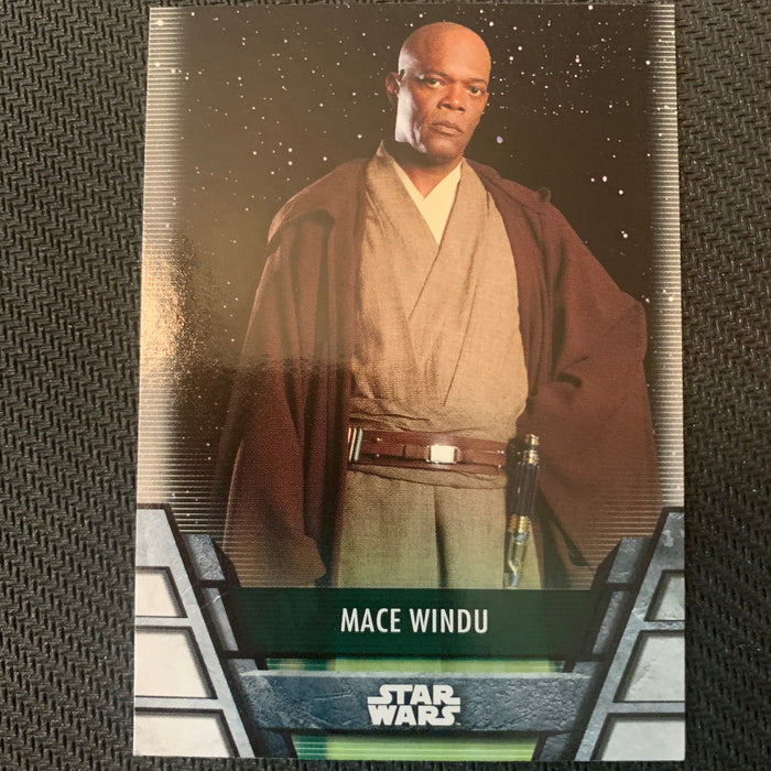 Star Wars Holocron 2020 - Jedi-11 Mace Windu Vintage Trading Card Singles Topps   