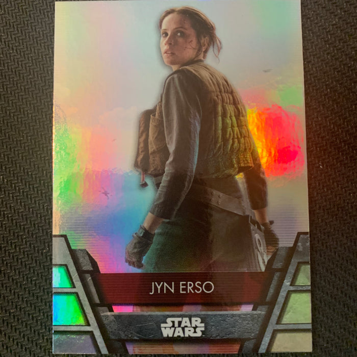 Star Wars Holocron 2020 - Reb-23 Jyn Erso - Foil Parallel Vintage Trading Card Singles Topps   