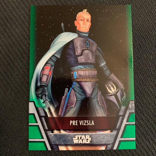 Star Wars Holocron 2020 - MD-01 Pre Vizsla - Green Parallel Vintage Trading Card Singles Topps   