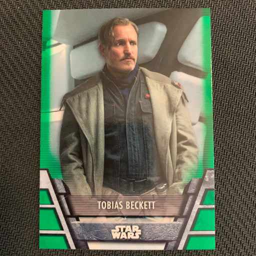 Star Wars Holocron 2020 - N-11 Tobias Beckett - Green Parallel Vintage Trading Card Singles Topps   