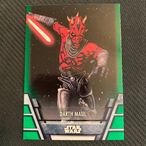 Star Wars Holocron 2020 - N-17 Darth Maul - Green Parallel Vintage Trading Card Singles Topps   