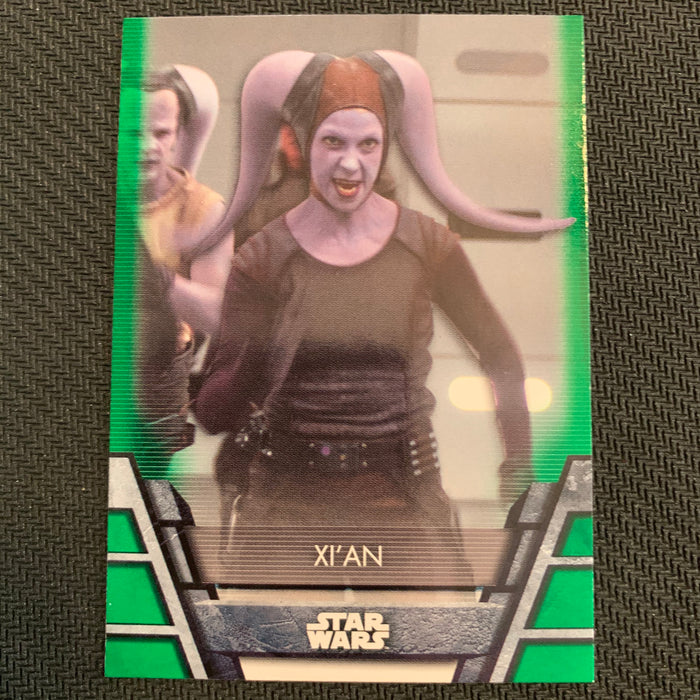 Star Wars Holocron 2020 - N-26 Xi'an - Green Parallel Vintage Trading Card Singles Topps   