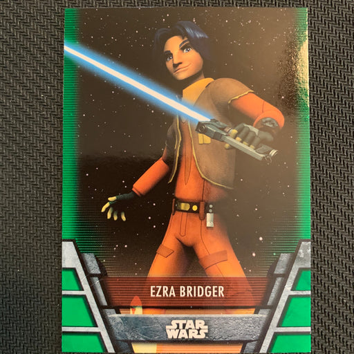 Star Wars Holocron 2020 - PX-01 Ezra Bridger - Green Parallel Vintage Trading Card Singles Topps   