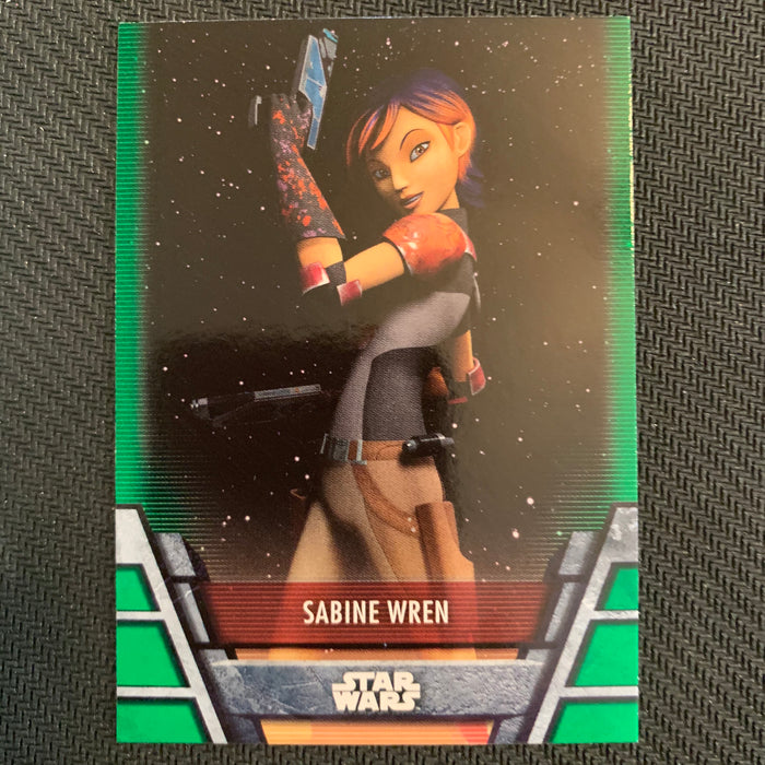 Star Wars Holocron 2020 - PX-04 Sabine Wren - Green Parallel Vintage Trading Card Singles Topps   